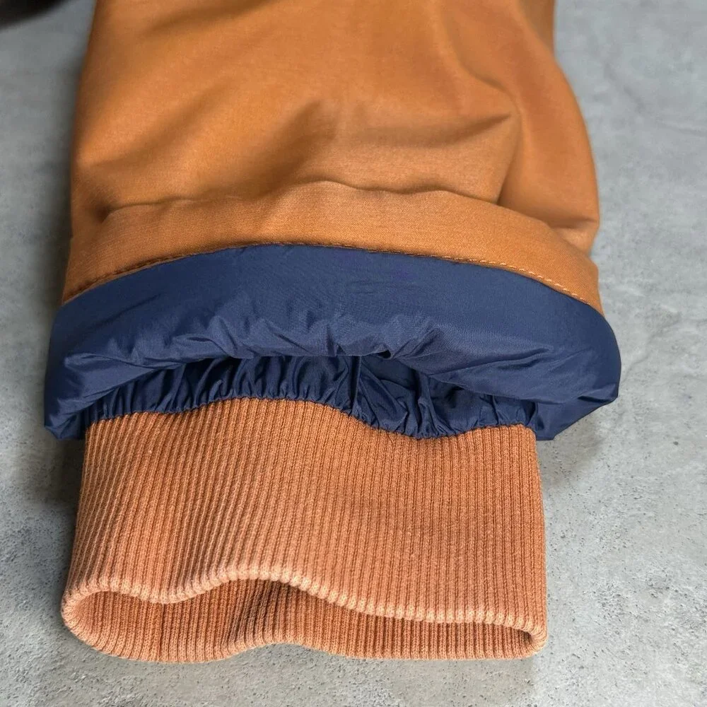 Joules Penbridge Waterproof Parka Boys Hooded Winter Coat Orange Navy Size 9Y